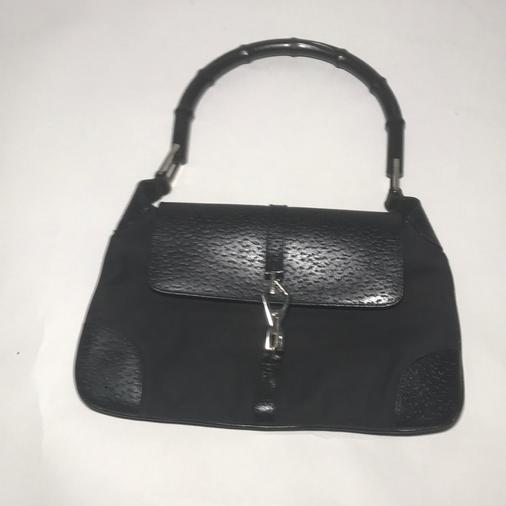 Vintage Gucci Jackie bamboo handled bag